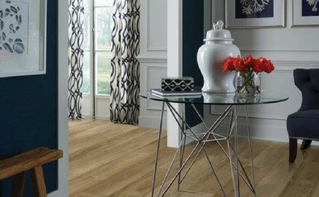 luxury vinyl flooring in livingroom